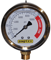 UH8 Ultra High Pressure Gauge for P60 Hand Pump