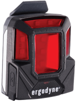 Skullerz 8993 Hard Hat Red Safety Light - Magnetic Beacon Light