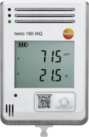 Testo 160 IAQ - Wi-Fi Data Logger with Display and Internal Sensors for Temperature, Humidity, CO₂, and Atmospheric Pressure