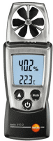 Testo 410-2 - Vane Anemometer with Humidity Measurement