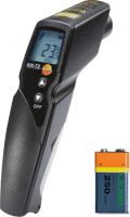 Testo 830-T2 - Infrared Thermometer with 2-point Laser Marking (12:1 Optics)