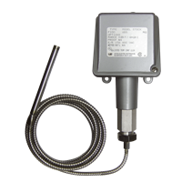 United Electric Temperature Switch, 100 Series Type F100