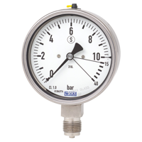 Bourdon Tube Pressure Gauge, Stainless Steel - 232.36, 233.36