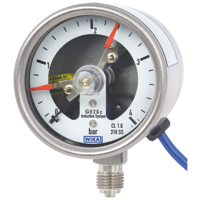 Bourdon Tube Pressure Gauge with Switch Contacts - PGS23.063