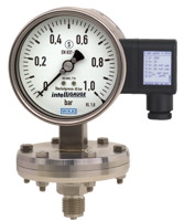 Model PGT43HP.100, PGT43HP.160 Diaphragm Pressure Gauge with Output Signal