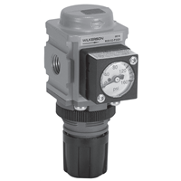 Wilkerson R08 Series Modular Regulator, Port Sizes 1/4; Flows to 68 SCFM