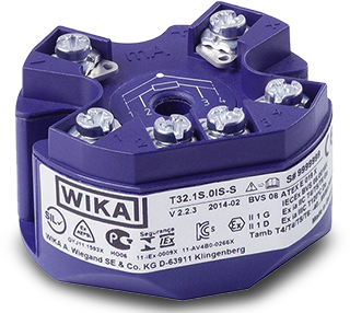 WIKA Digital Temperature Transmitter with HART Protocol - T32.xS